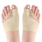 2 Pairs Gel Cushion Pads: Foot Care Tool for Night & Home Use
