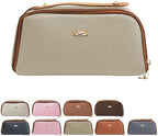 Double Zipper Cosmetics Bag