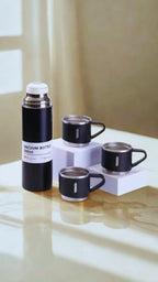 All-in-One Beverage Combo – Thermal Flask, 2 Cups &amp; 1.8L Electric Kettle