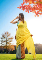 Elegant Cotton Saree – Trycolor Signature Collection.