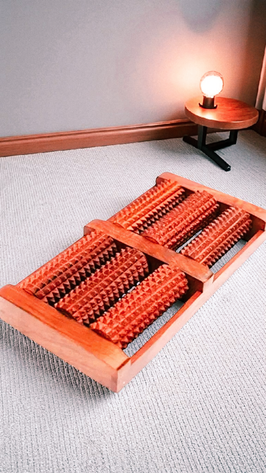 Wooden Acupressure Foot Massager for Ultimate Stress Relief