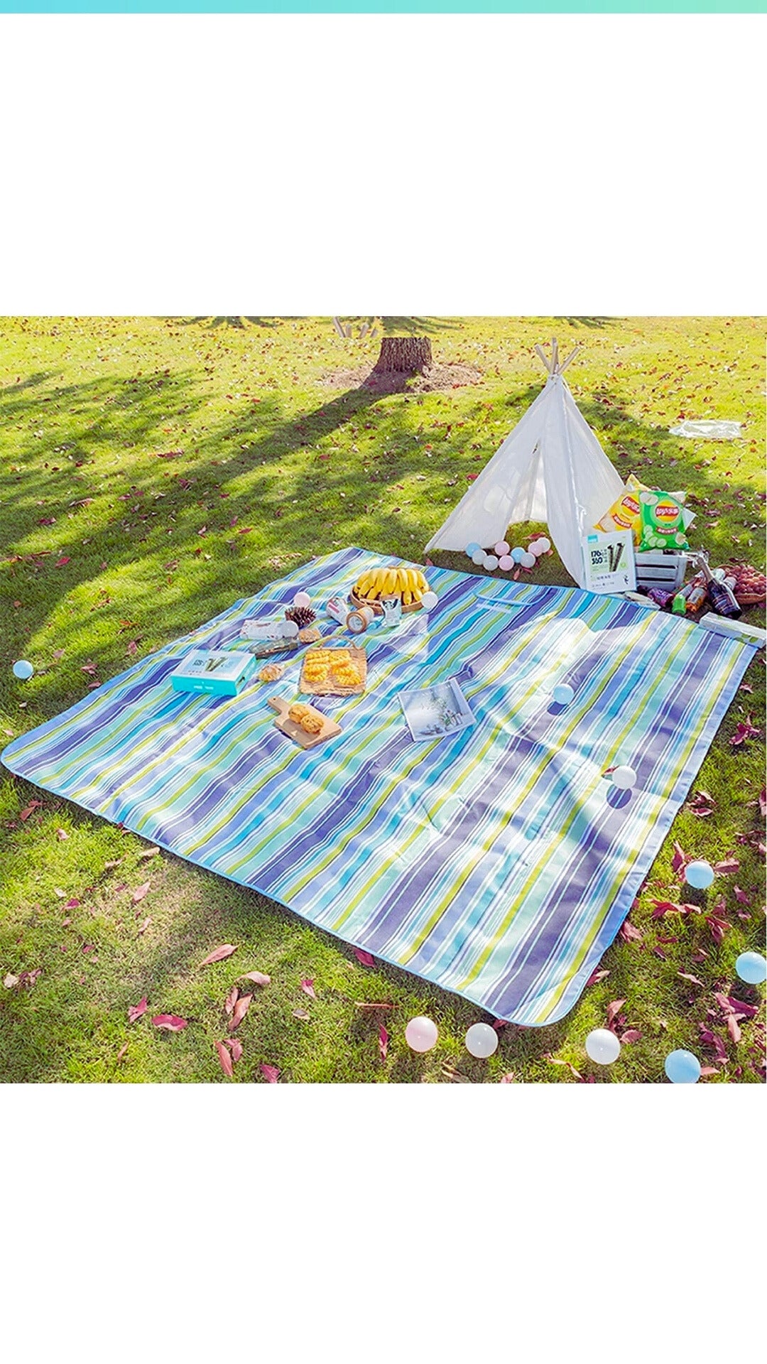 Tote Style Picnic Mat – Portable, Waterproof & Sand-Proof