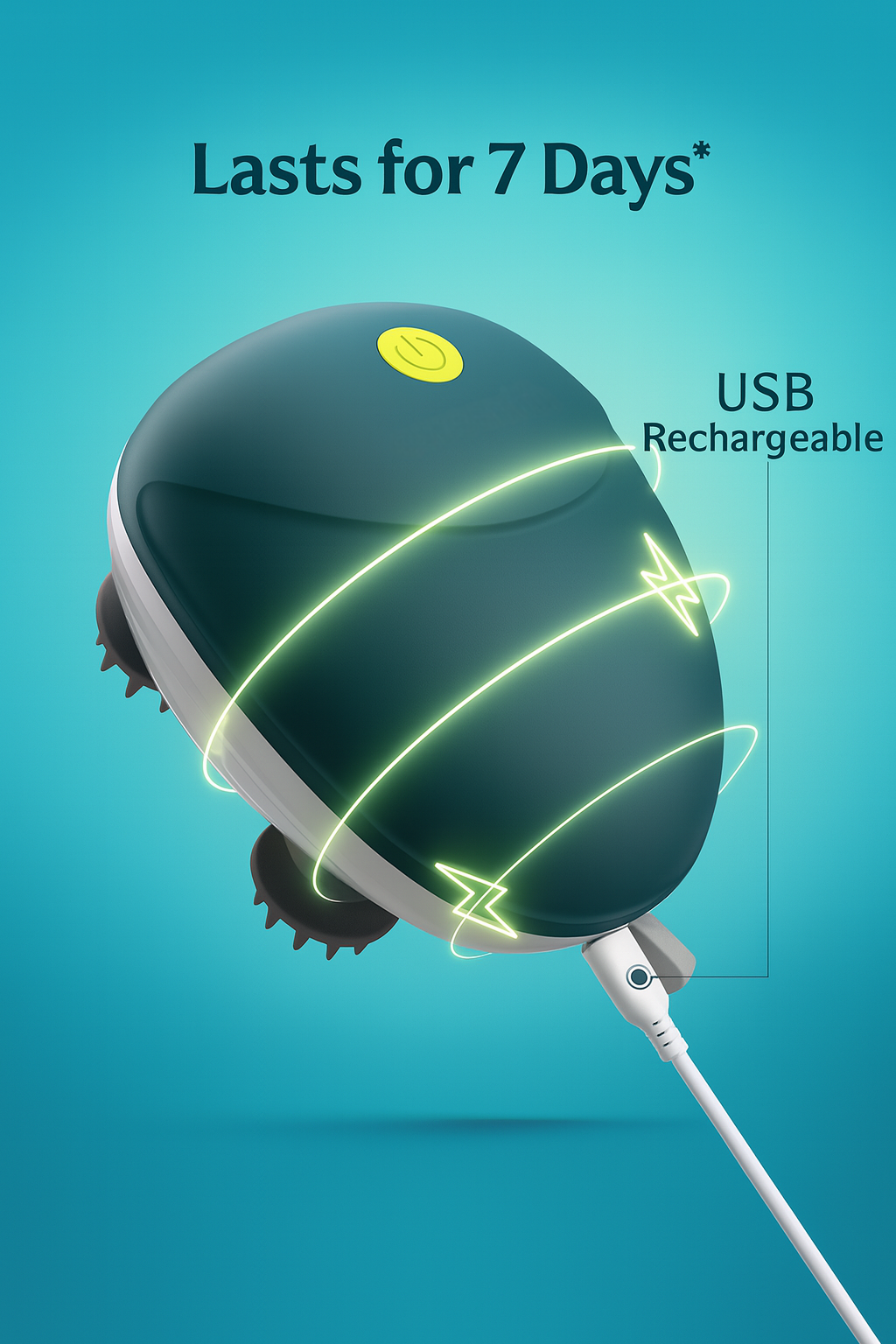 Portable Scalp & Body Massager.